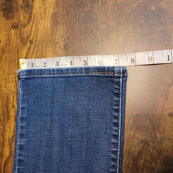 Levi's Jeans 8 S Straight 505 Open Button Flap Mid Rise Medium Wash Western - Picture 11 of 12